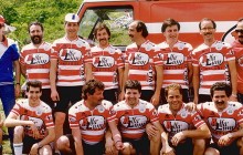 Il Ciclo Club Imbriani con maglia Alfa Lum sul Cento Croci: anno 1989